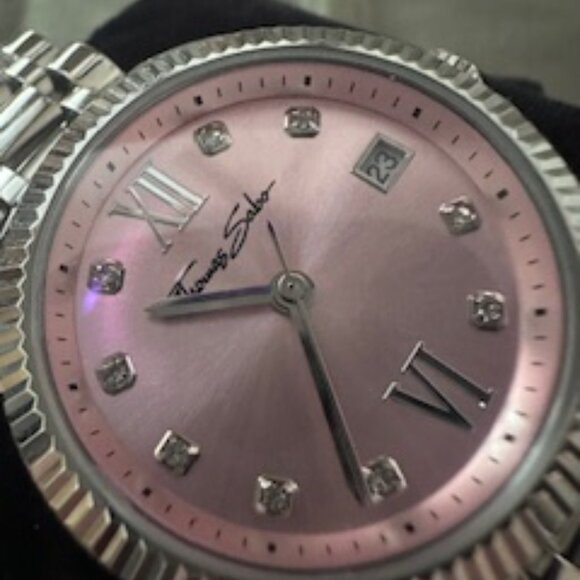 THOMAS SABO WATCH FOR WOMEN DIVINE PINK WITH WHITE STONES SILVER-COLOURED main image 11